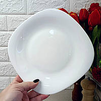 Плоска десертна квадратна тарілка зі склокераміки Bormioli Parma 20 см