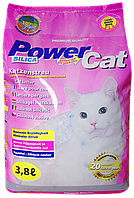 Наполнитель для кошек SILICA GEL Power Cat 3.8 л