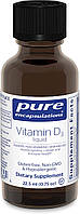 Pure Encapsulations Vitamin D3 / Витамин Д 3 жидкий 22,5 мл