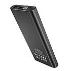 УМБ портативний зарядний пристрій Hoco J68, 10000 mAh, чорне, фото 3