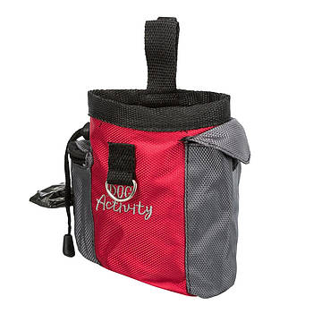 Сумка для дресирування та ласощів Trixie «Dog Activity Baggy» 13х10 см Червона