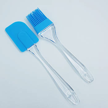 Набір Силіконова лопатка та пензлик