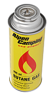 Газовий балон Alpen Camping 400 мл (цангове кріплення) (ящ=28шт.) (Польща)