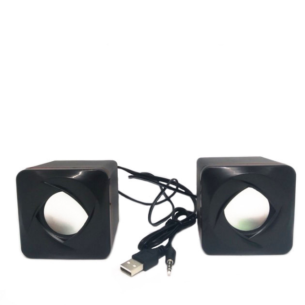 Колонки комп'ютерні USB 2.0 D02S, чорні