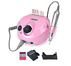 Машинка для манікюру і педикюру фрезер Beauty nail DM-202 Pink, фото 3