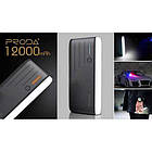 УМБ портативна зарядка Power Bank PRODA PPL-19 12000 mAh Black (56145), фото 5