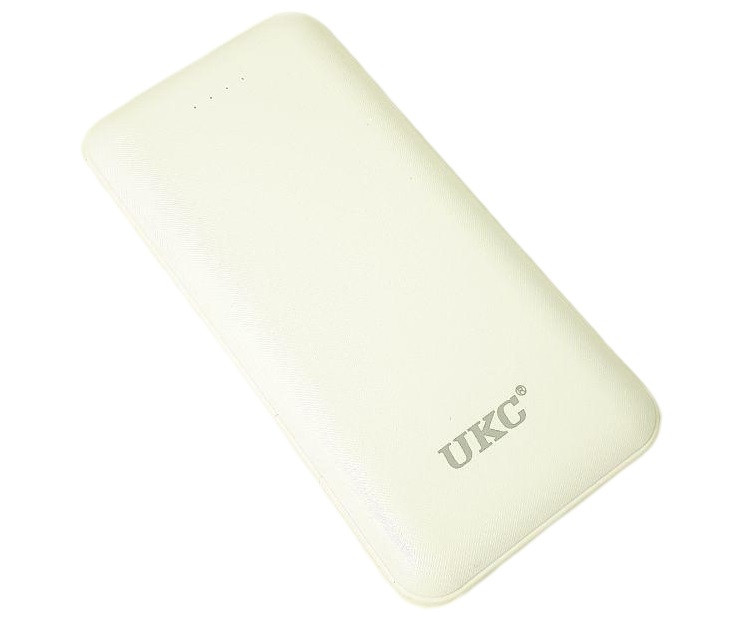 УМБ портативний зарядний Power Bank UKC LP303 10000 mah з вбудованими кабелями 6929