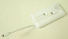 УМБ портативний зарядний Power Bank UKC LP303 10000 mah з вбудованими кабелями 6929, фото 4