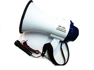 Ручний мегафон рупор SD-8SL дальність 400м MIC