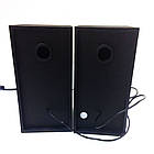 USB колонки для ПК комп'ютерні колонки D092, Чорні, фото 3