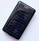 УМБ сонячне зарядний пристрій UKC Power Bank LED 33000 mAh, фото 7
