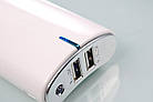 Портативний зарядний USB зарядка Power Bank 20000, фото 4