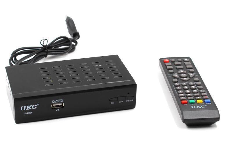 Тюнер DVB-T2 0968 з підтримкою wi-fi адаптера UKC 6922