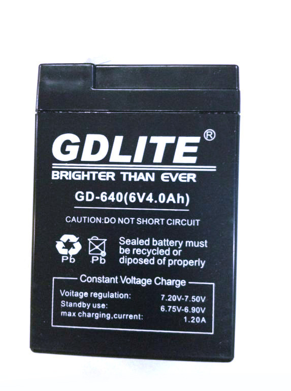 Акумулятор батарея GDLITE 6V 4.0 Ah GD-640