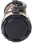 Портативна bluetooth колонка SPS F18 5W Super Bass з ліхтариком, хакі, фото 4