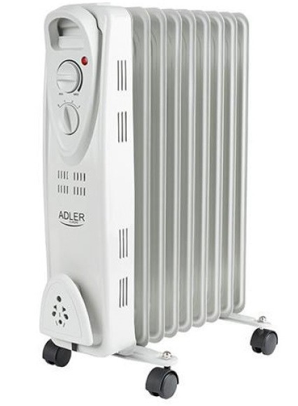 Обігрівач масляний Adler AD 7808, білий, фото 1