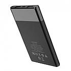 УМБ портативний зарядний Power Bank Hoco B35D 5000 mAh, чорне, фото 4