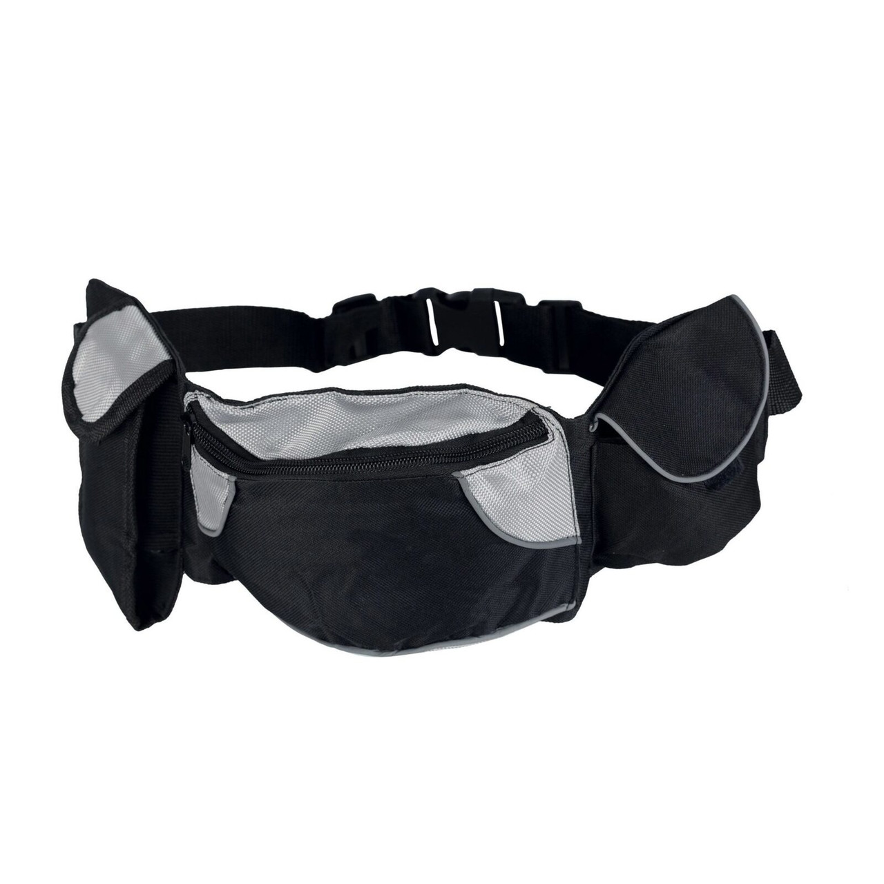 Пояс з сумками для дресирування та ласощів Trixie «Baggy Belt» 62-125 см Чорна