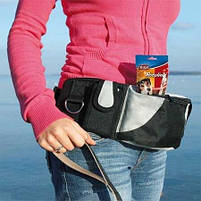 Пояс з сумками для дресирування та ласощів Trixie «Baggy Belt» 62-125 см Чорна, фото 2