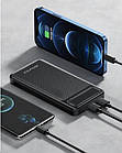 УМБ зарядний Power Bank Awei P6K 7659 20000 mah, чорний, фото 3