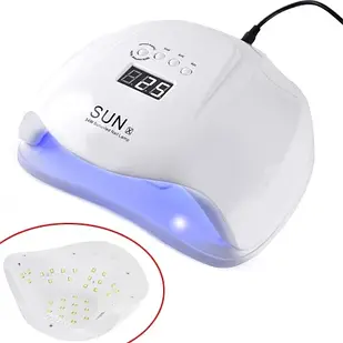 УФ-лампа для сушіння, нарощування гелевих нігтів SUN X LED+UV 54Вт