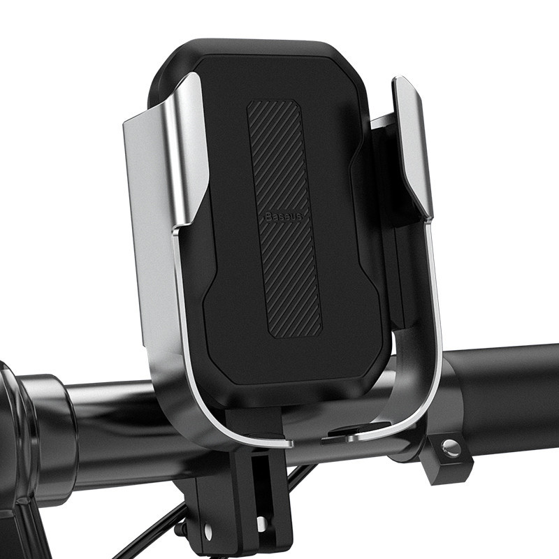Тримач вело-мото Baseus Armor Motorcycle holder, сріблястий