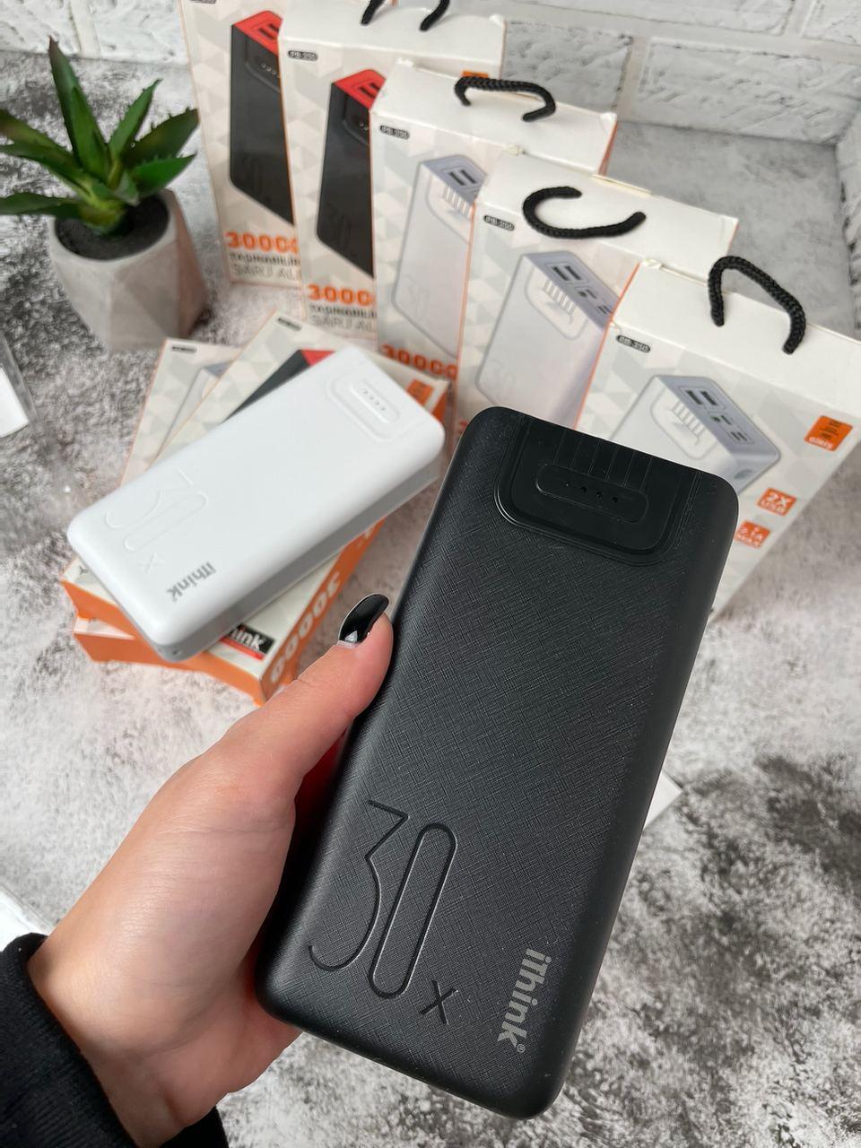 Зовнішній акумулятор iThink PB-350 30000 mAh Power Bank чорний