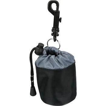 Пояс із сумками для дресирування та ласощів Trixie «Dog Activity Mini» 9х7 см Сіра