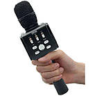 Караоке-мікрофон JOYROOM JR-MC3 з тримачем для телефону, чорний, фото 9