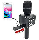 Караоке-мікрофон JOYROOM JR-MC3 з тримачем для телефону, чорний, фото 7