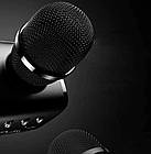 Караоке-мікрофон JOYROOM JR-MC3 з тримачем для телефону, чорний, фото 4