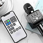 Караоке-мікрофон JOYROOM JR-MC3 з тримачем для телефону, чорний, фото 10