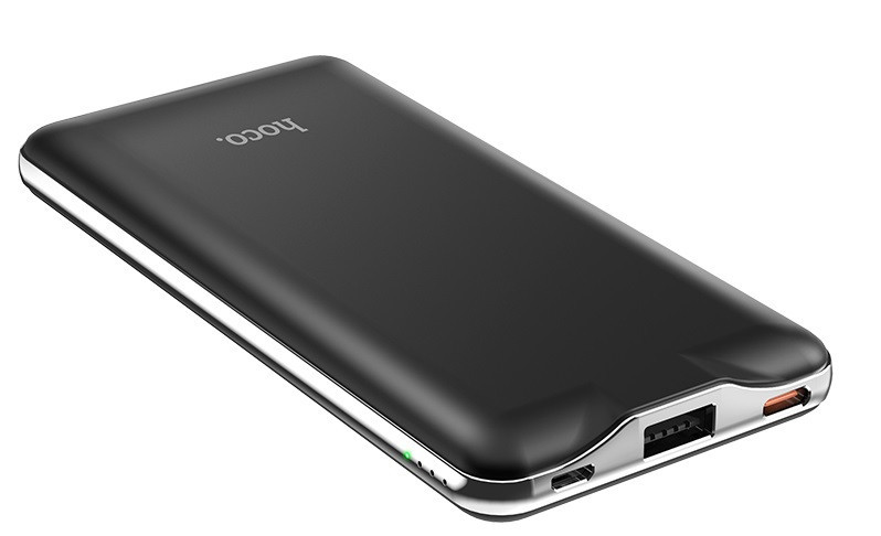 УМБ портативное зарядное Power Bank HOCO J39 10000 mAh, 3A, черное