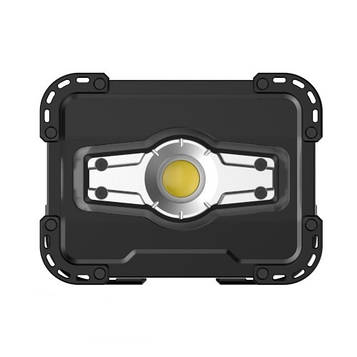 Прожектор світлодіодний акумуляторний 10W з POWERBANK 5000 mAh (вихід USB 5V), IP65 (Made in GERMANY)L-1002W