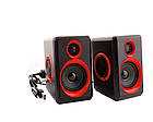 Колонки для ПК комп'ютера F&T FT-165 Black Red, фото 3