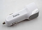 Зарядний пристрій автомобільний HOCO Z23 7087, 2 USB, біла, фото 4