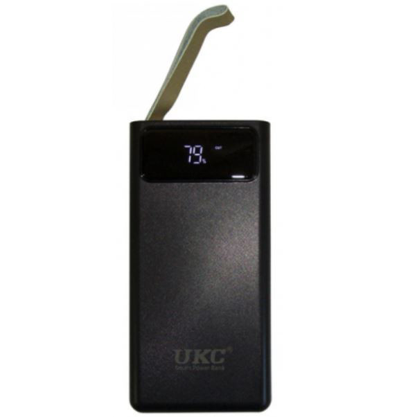 УМБ портативний зарядний Power Bank UKC C08 60000 mah, чорне