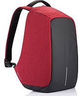 Рюкзак Антивор c защитой, с USB 1701 красный