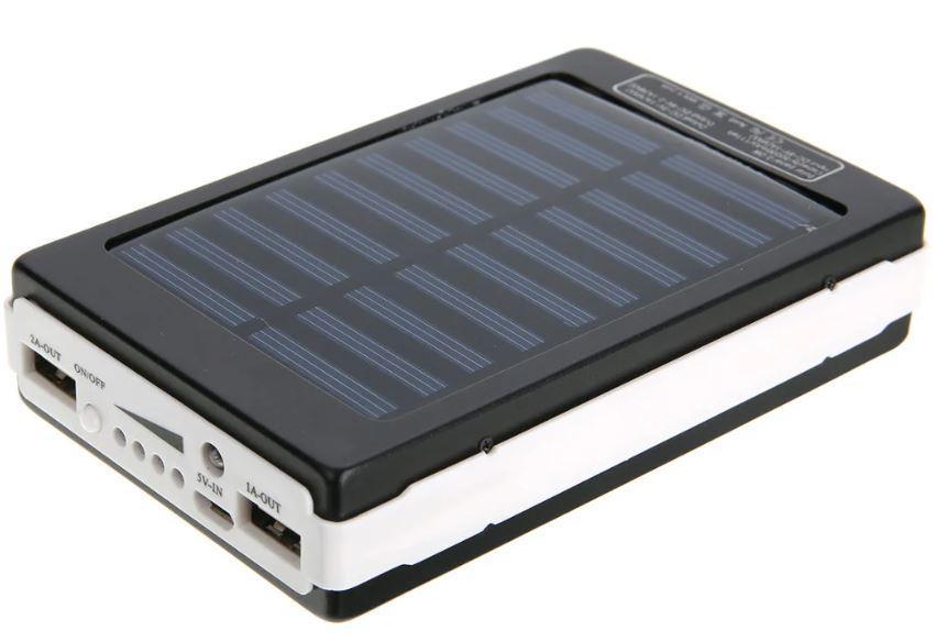 УМБ сонячне зарядний пристрій Power Bank 80000 mAh