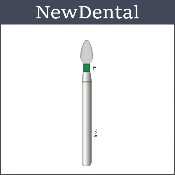 Бор FO-32C(D=018мм.) конусоподібний 10 шт Denco