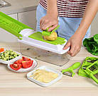 Овочерізка Multi-functional Vegetable Cutting Set, блакитна, фото 6