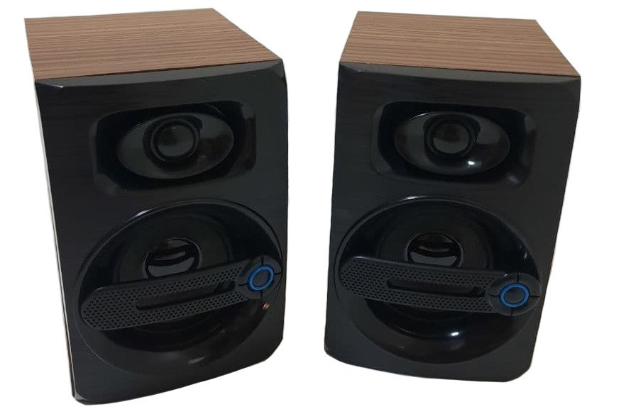 Колонки комп'ютерні FT-108AC 220V, світле дерево