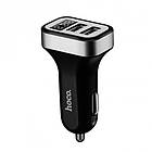 Адаптер автомобільний Hoco Z3 Fast, 2USB, 3.1 А, чорний, фото 2
