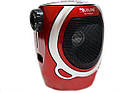 Портативна колонка радіо караоке MP3 USB Golon RX-902AUT Red, фото 3