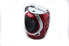 Портативна колонка радіо караоке MP3 USB Golon RX-902AUT Red, фото 6