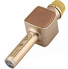 Караоке-мікрофон портативний YS-68, золотий, фото 3