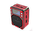 Радіоприймач колонка MP3 Golon RX-7000 Rec Red, фото 2