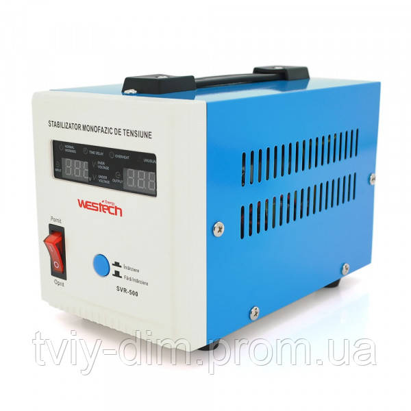 Стабілізатор напруги Westech WS-SVR-500 (WS-SVR-500/28938) (код 1371709)