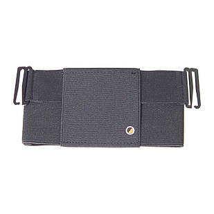 Сумка-бананка на пояс для документів 7452, чорна