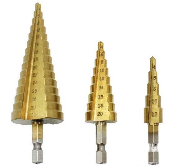 Набір ступінчастих свердел по металу Milwaukee Step Drill Bit, фото 1